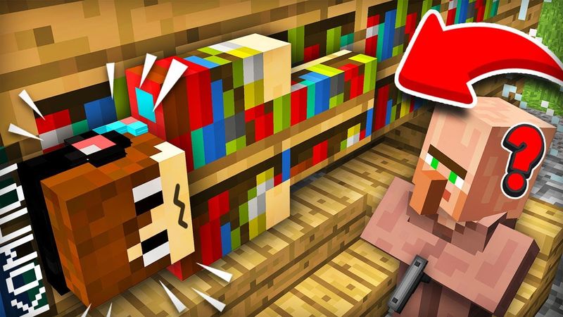 ME DISFRACÉ PARA SEGUIR AL ALDEANO EN MINECRAFT | Compot Minecraft