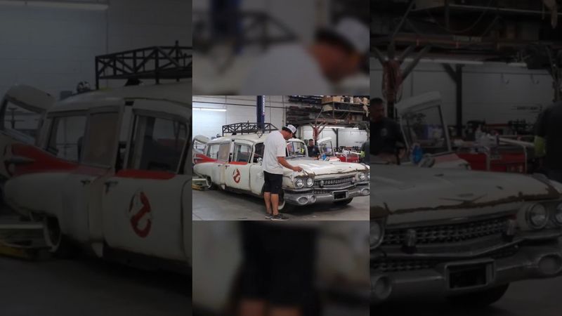 Каділлак "Мисливців за привидами"👻 #shorts #cadillac #ecto1 #комедія