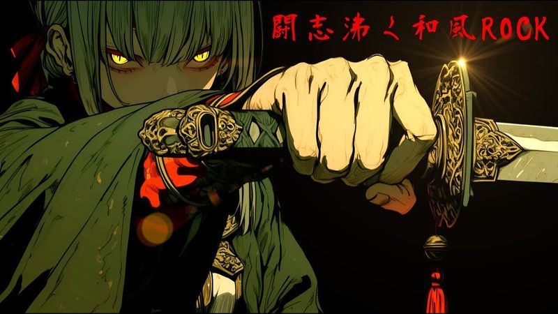 威圧感ある闘志沸く和風ロック集 / Battle Japanese Rock 作業用BGM