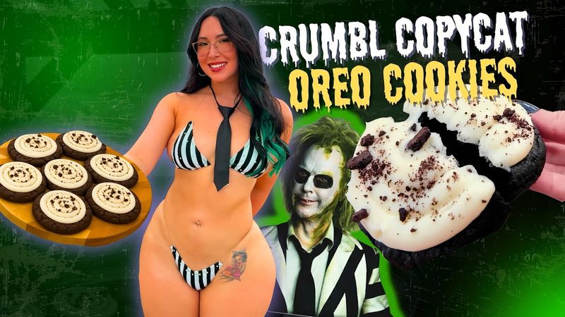 Haunted Bikini Bakery! Beetlejuice's Chocolate Oreo Cookies!