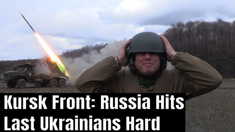 Russian Frontline Combat Assault On Last Ukrainian Forces In Kursk