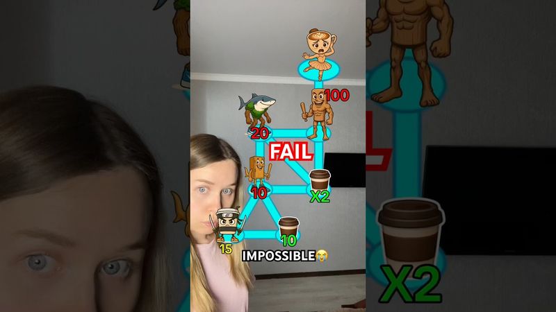 Brainrot Animals Challenge🐒🥑IMPOSSIBLE😭#shorts