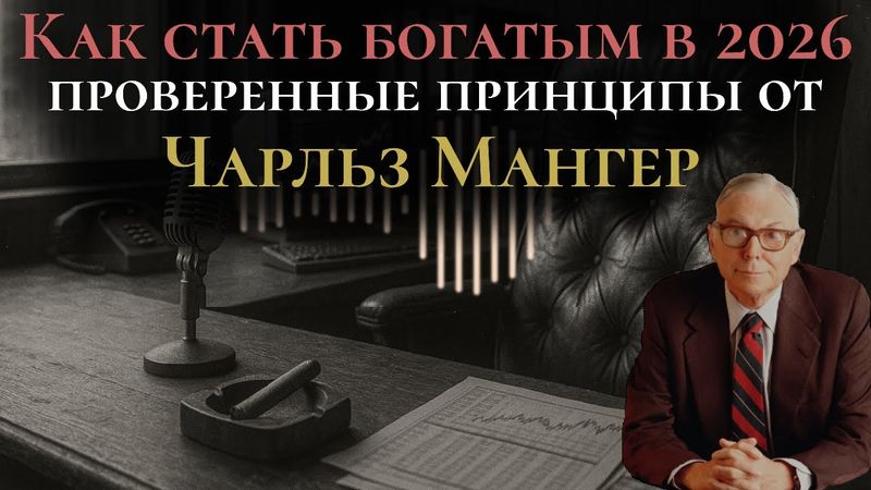 🎧Как стать богатым в 2026 году: проверенные принципы от Чарли Мангера