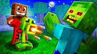 РАСТЕНИЯ ПРОТИВ ЗОМБИ!😱 КТО ПОБЕДИТ В МАЙНКРАФТ?