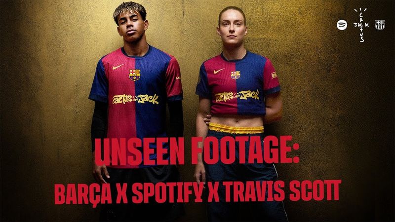 BEHIND THE SCENES OF THE BARÇA x SPOTIFY x TRAVIS SCOTT COLLAB! 👀🌵| FC Barcelona 🔵🔴
