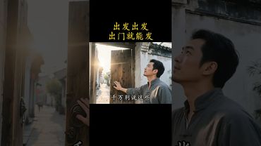 《老祖宗的智慧你要懂》出發出發出門就能發財！嘴上帶彩頭好運跟你走！#老祖宗的智慧 #國學養生#養生就是養健康 #運勢 #正能量 #讖語 #好彩頭 #語言的力量 #國學文化 #中華文化 #好運 #轉運