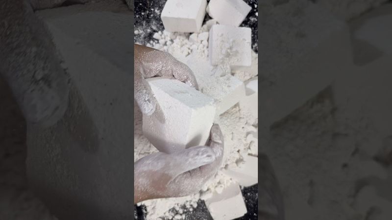 Plain Chalk ASMR Crush #shorts  #ytshorts