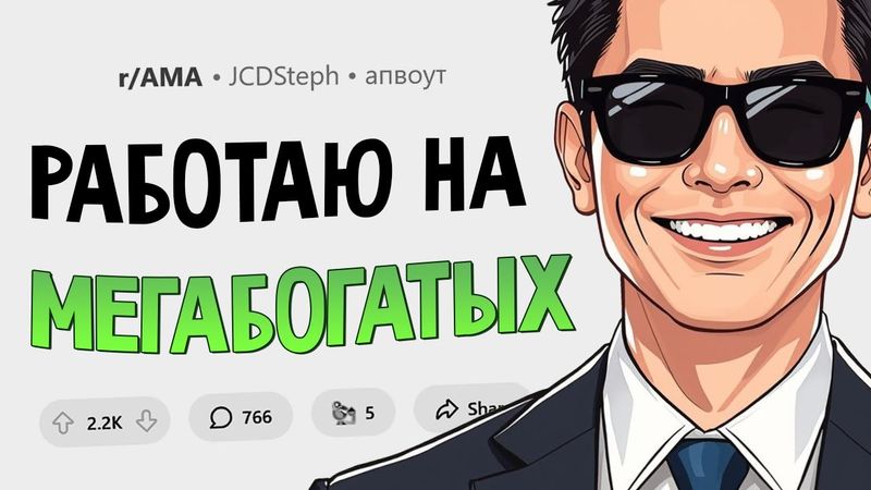 Я работаю с ультрабогатыми знаменитостями, главами корпораций, мировыми лидерами. Задавайте Вопросы.