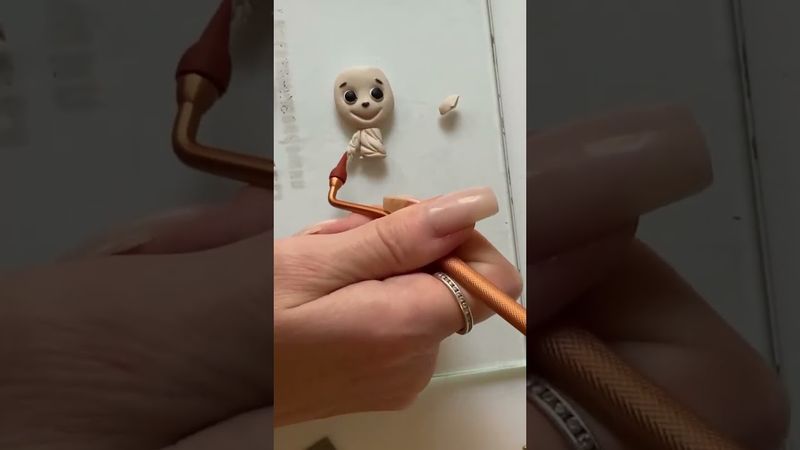 Мастер-класс: Малыш Грут из полимерной глины Fimo | Baby Groot Clay Tutorial