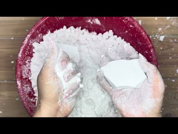 ASMR | red bowl series - box of @chalkmegood chalk ❤️