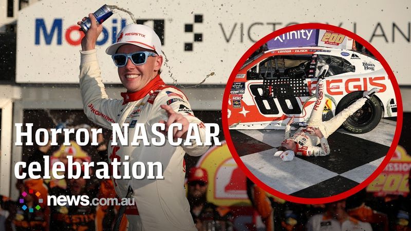 Horror fall ends NASCAR prodigy's celebrations