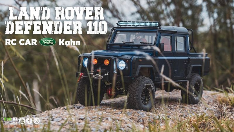 1/10 Scale RC Land Rover Defender 110 Pick Up Kahn / OFF ROAD TRAIL