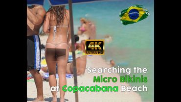 🇧🇷 beautiful girls with Micro Bikinis at Rio de Janeiro 🇧🇷 | Chill Music #VR #4K #video4k