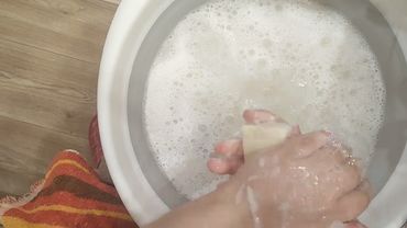 Мыление классного мыла.