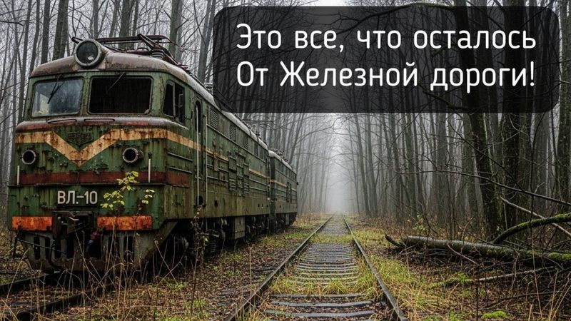 ВЕРЕБЬИНСКИЙ ОБХОД - Тут была железная дорога Москва-Ленинград