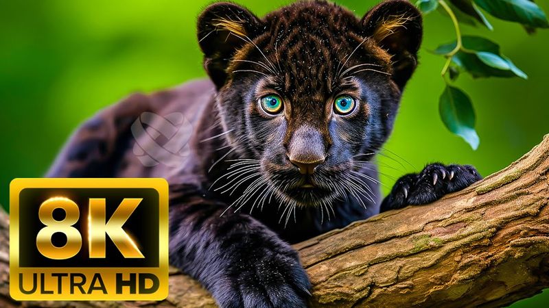 8K ULTRA HD (60FPS) Wildlife: Nature Sounds Make the Viewiing Experience Even More Lifelike