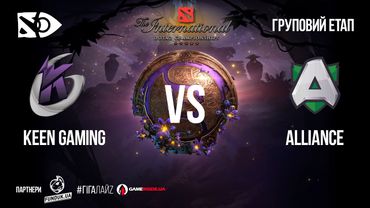 [UA] Keen Gaming vs Alliance | Груповий етап «The International 2019» | День 2