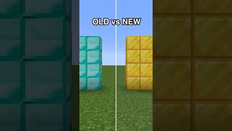 OLD VS NEW Minecraft Nostalgia #minecraft