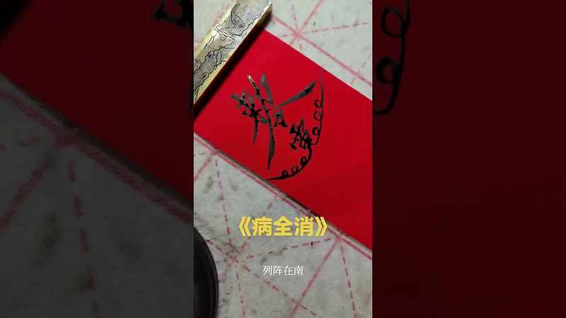 《道家祛病符箓》此符箓将病全消！当你身边真的没人可以帮到你了！你就尝试看看！#正能量 #玄學 #道家文化 #道家哲學 #道家法術 #符箓 # #转运 #祛病 #传承文化 #民间传说 #相信科学拒绝迷信