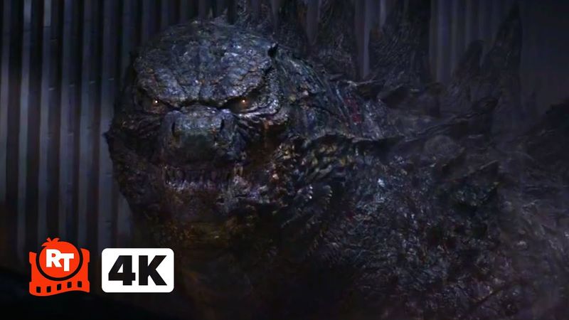 Godzilla (2014) 4K - Godzilla vs. Male MUTO Scene | Movieclips