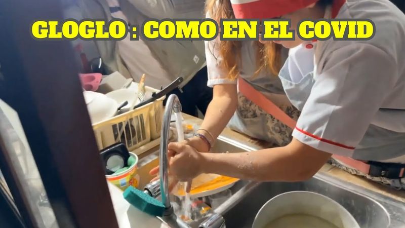 GLOGLO Y EMI SE AYUDAN A LAVARSE LAS MANOS