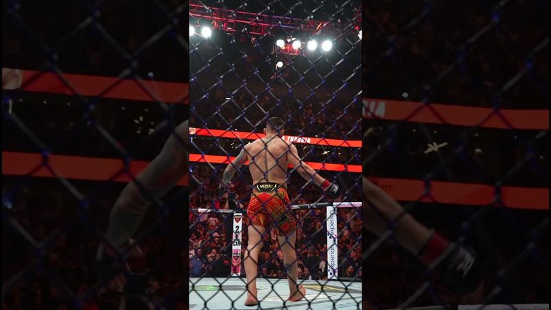 Ilia Topuria puts Charles Oliveira to SLEEP! 🚨 #ufc317