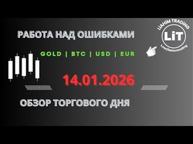 🍰American Cake • 07.01.2026 • Обзор торгового дня • EUR USD GOLD BTC • LiT | LiAHiM TRADiNG