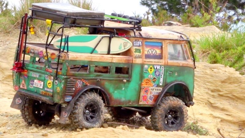 Scale and Crawler *RC VW* Van T2 Doka Legend