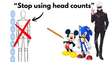 Come disegnare le proporzioni del corpo per QUALSIASI stile artistico