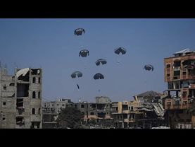 More aid dropped by plane over Gaza Strip amid concerns over worsening humanitarian situation