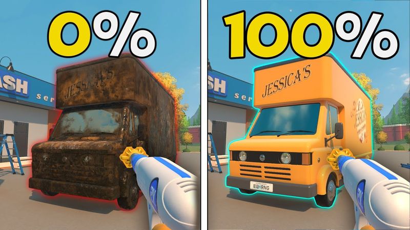 Я отмыл фургон на 100% в PowerWash Simulator 2 |DEMO|