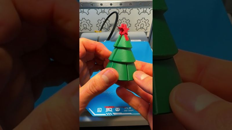 3D Printed Christmas Tree Golem