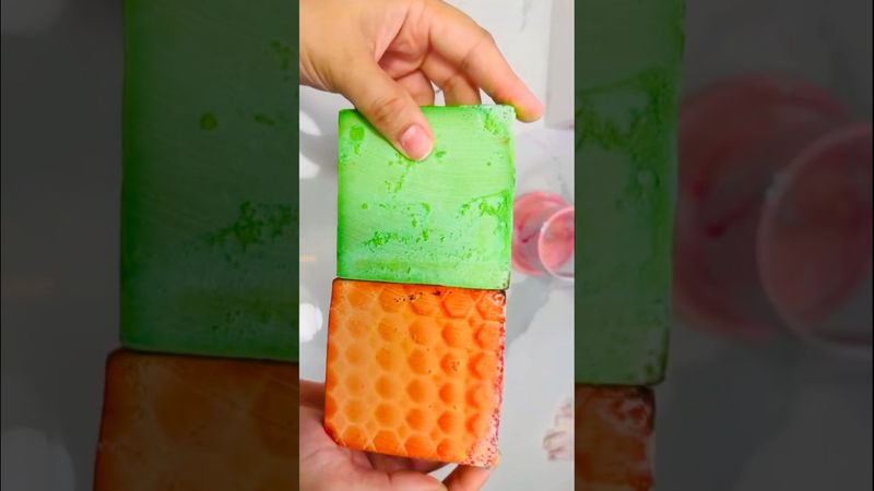 Water Crush #crunchycrumbles #oddlysatisfying #relax #crushingtime #satisfying #rainbowsoap