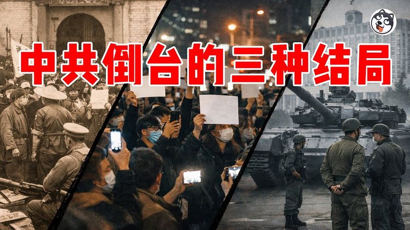 2025中國政局臨界點？日均千起抗議、財政剪刀差失控，三大崩潰路徑全面對比：晚清復刻、賽博起義、宮廷變局，誰最可能引爆終局？