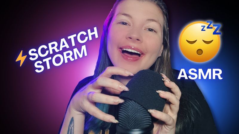 ASMR Scratchstorm ⚡ 1 Hour of Pure Mic Scratching