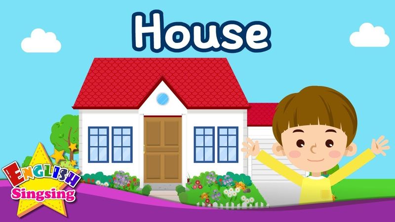 House (place) (v1) - Parts of the House -  Kids vocabulary - English educational video
