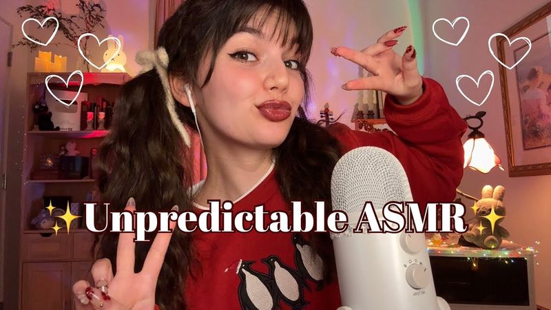 Unpredictable Fast and Aggressive ASMR Triggers (Mouth Sounds, Gripping, Tapping, Scratching, More)