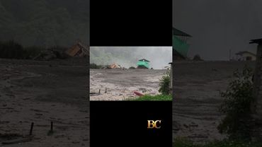 100 people missing as flash flood tears through town in northern India