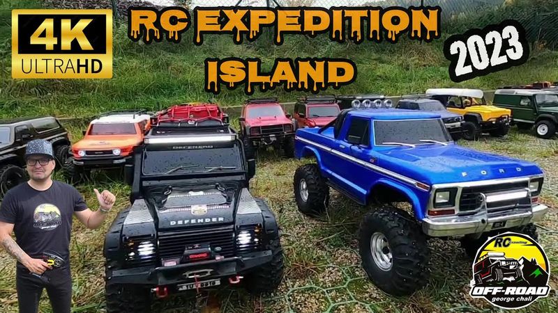 RC offroad gathering of Traxxas, Axial, DF, Absima and other 1/10 scale models  expedition  2023