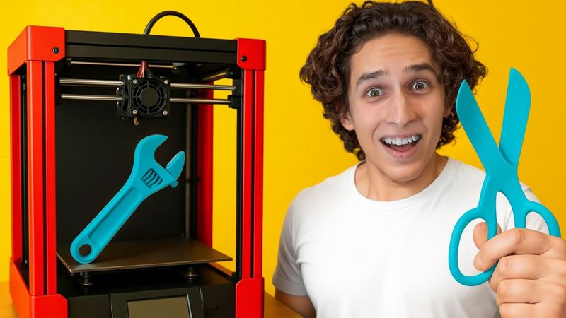 Напечатал НАСТОЯЩИЕ Ножницы на 3D-принтере!