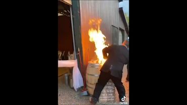 Dancing fun at the wedding