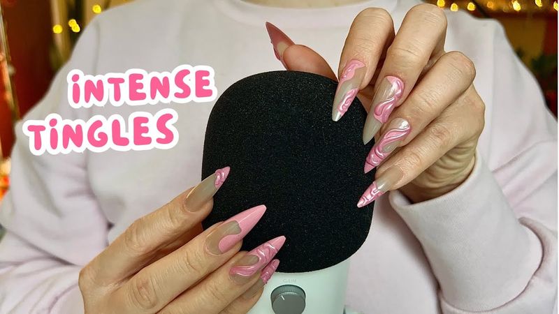 Fast & Aggressive ASMR Foam Mic Scratching for INTENSE TINGLES (No Talking)