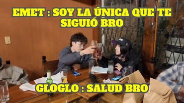 EMETSUKI ES LA ÚNICA QUE BRINDA CON GLOGLO + LE HACE UN TRUCO DE MAGIA