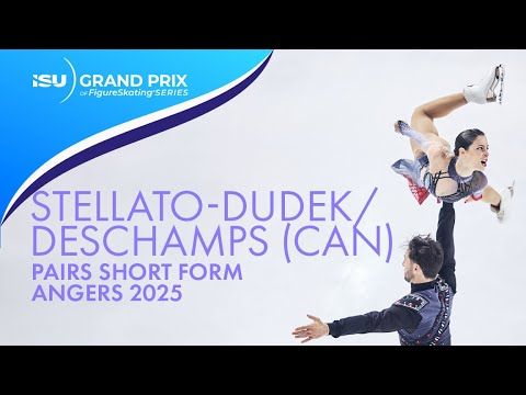 Deanna STELLATO-DUDEK / Maxime DESCHAMPS | Pairs Short Program | Angers 2025 | #GPFigure
