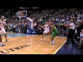 Gaines game-winning shot to beat the Cavs