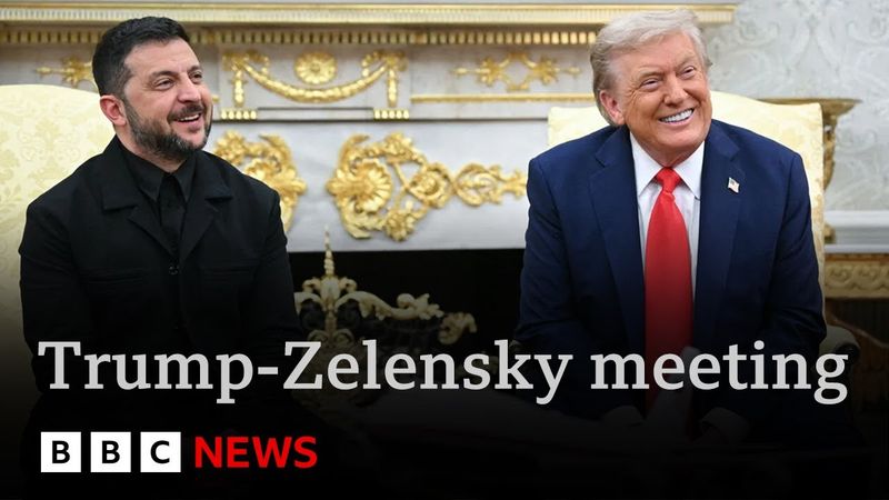 Ukraine’s Zelensky meets Trump at White House with support of European leaders | BBC News