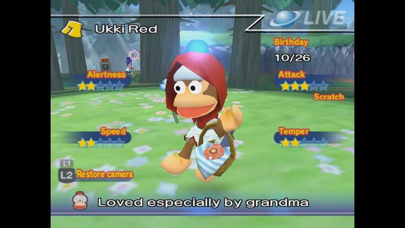 Ape Escape 3: Monkey Radar Training & Stage 2: Hide-n-Seek Forest (7/10 Monkeys)