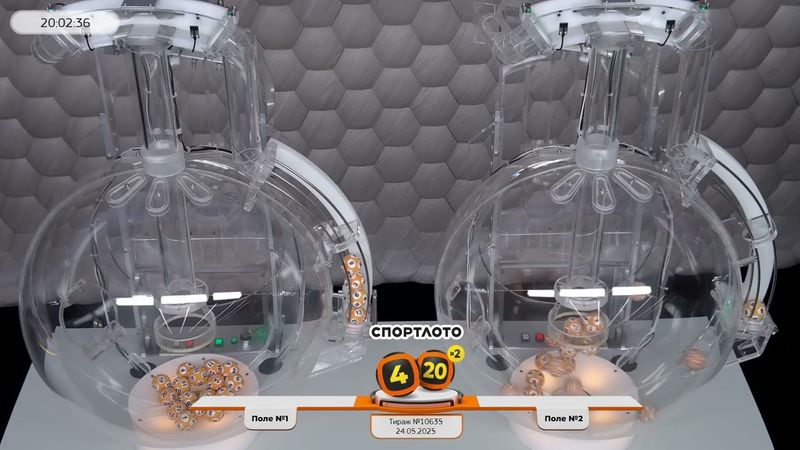 Столото представляет | Лотерея «Спортлото «4 из 20». Тираж № 10635 от 24.05.2025 г.