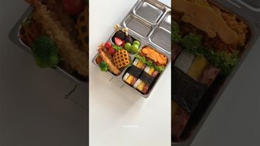 Pack a Bento for My Daughter  - day 94 🍱 和我一起做便當#lunchbox #cooking  #bento #asmrvideo #food