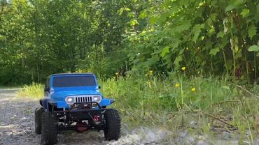 RC4WD Trail Finder 2 SWB Jeep Wrangler Backyard Trailing